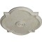 Ekena Millwork Waltz Ceiling Medallion (Canopies up to 5 1/4"), 24"W x 20 1/2"H x 1 1/8"P, Pot of Cream Crackle CM24WAPCC - alternate 2